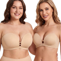 Swagfit Womens Strapless Front Closure Bra