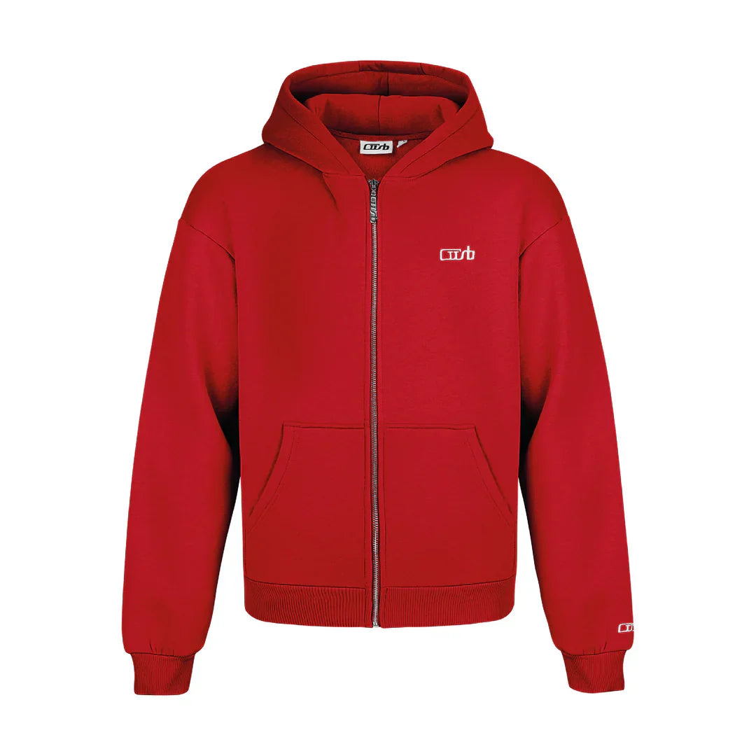 Tracksuit  zip-up red