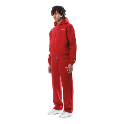 Tracksuit  zip-up red